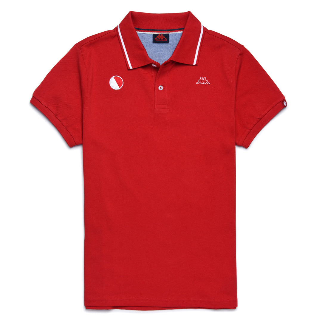Polo Len Robe Di Kappa - As Monaco 2022 rouge homme - Image 1