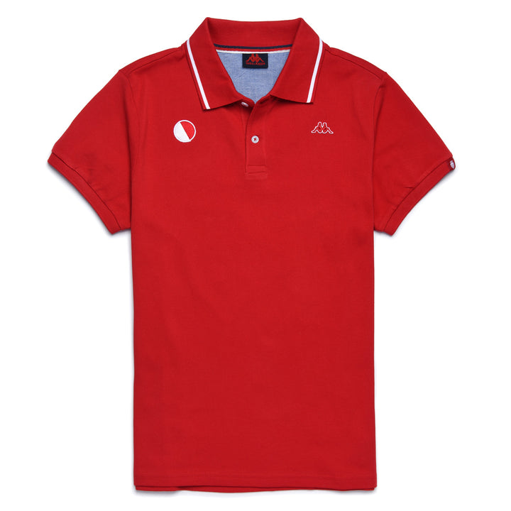 Polo Len Robe Di Kappa - As Monaco 2022 rouge homme - Image 1