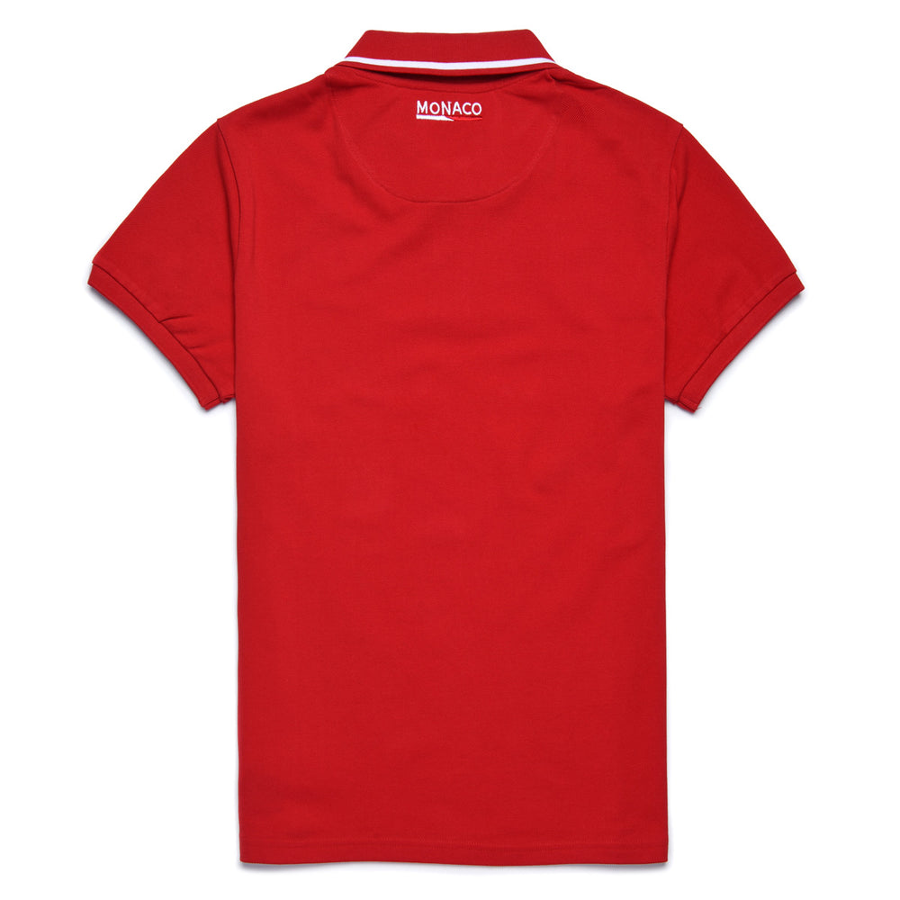 Polo Len Robe Di Kappa - As Monaco 2022 rouge homme - Image 2