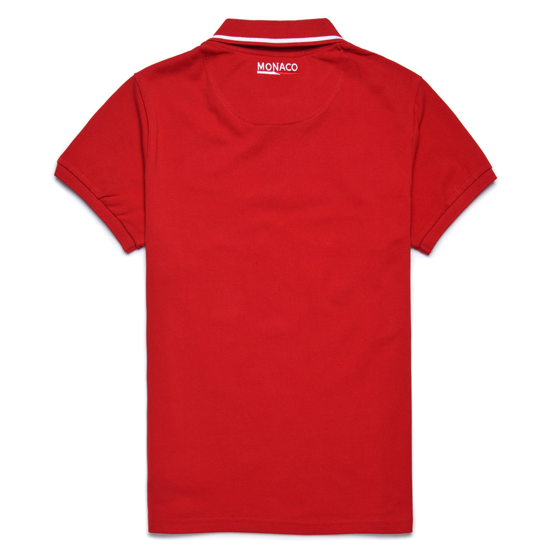 Polo Len Robe Di Kappa - As Monaco 2022 rouge homme - Image 2