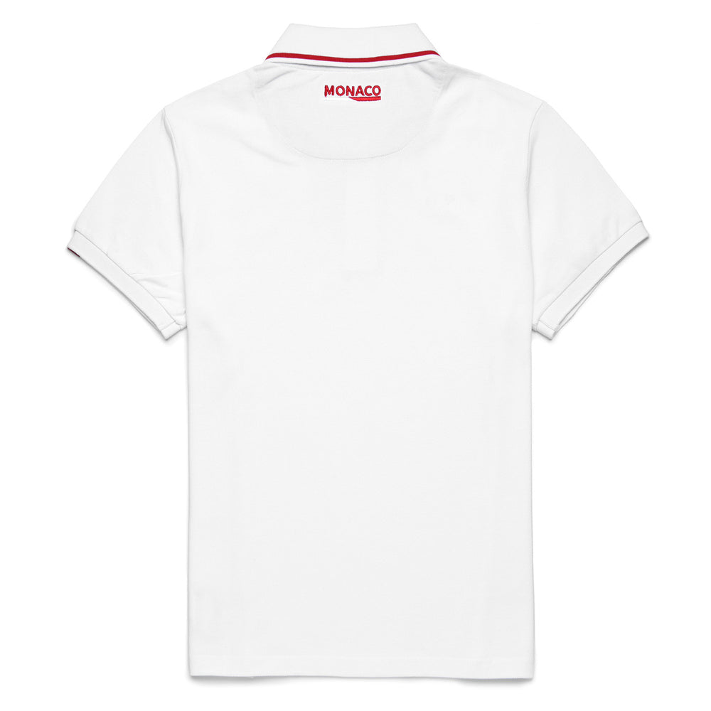 Polo Len Robe Di Kappa - As Monaco 2022 blanc homme - Image 2