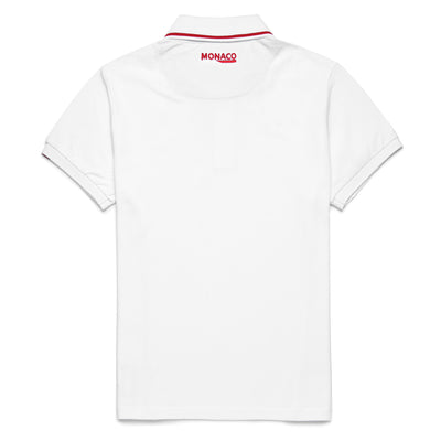 Polo Len Robe Di Kappa - As Monaco 2022 blanc homme - Image 2