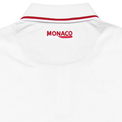 Polo Len Robe Di Kappa - As Monaco 2022 blanc homme - Image 3