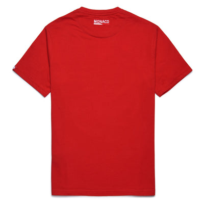 T-shirt Luc Robe Di Kappa - As Monaco 2022 rouge homme - Image 2