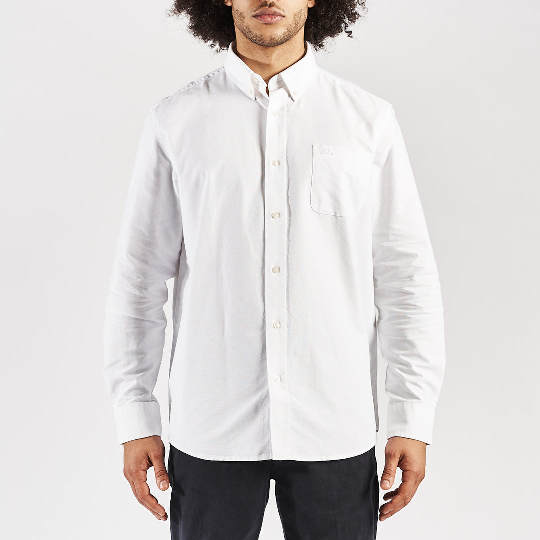 Chemise New George Robe di Kappa Blanc Homme - Image 1
