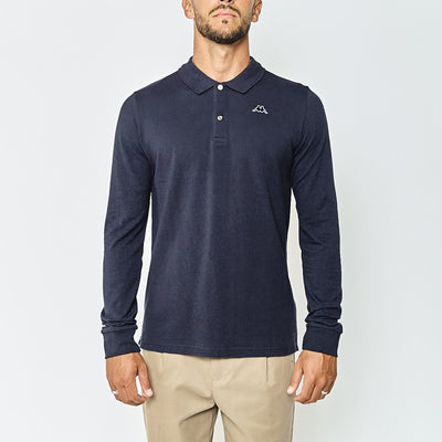 Polo Charles Robe di Kappa Bleu Unisexe