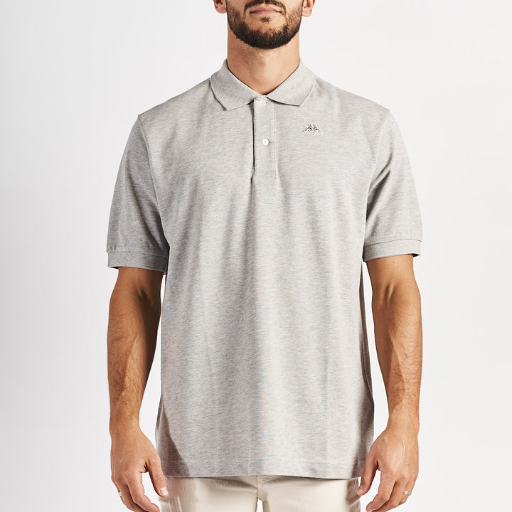 Polo Aarau Robe di Kappa Gris Homme - Image 1