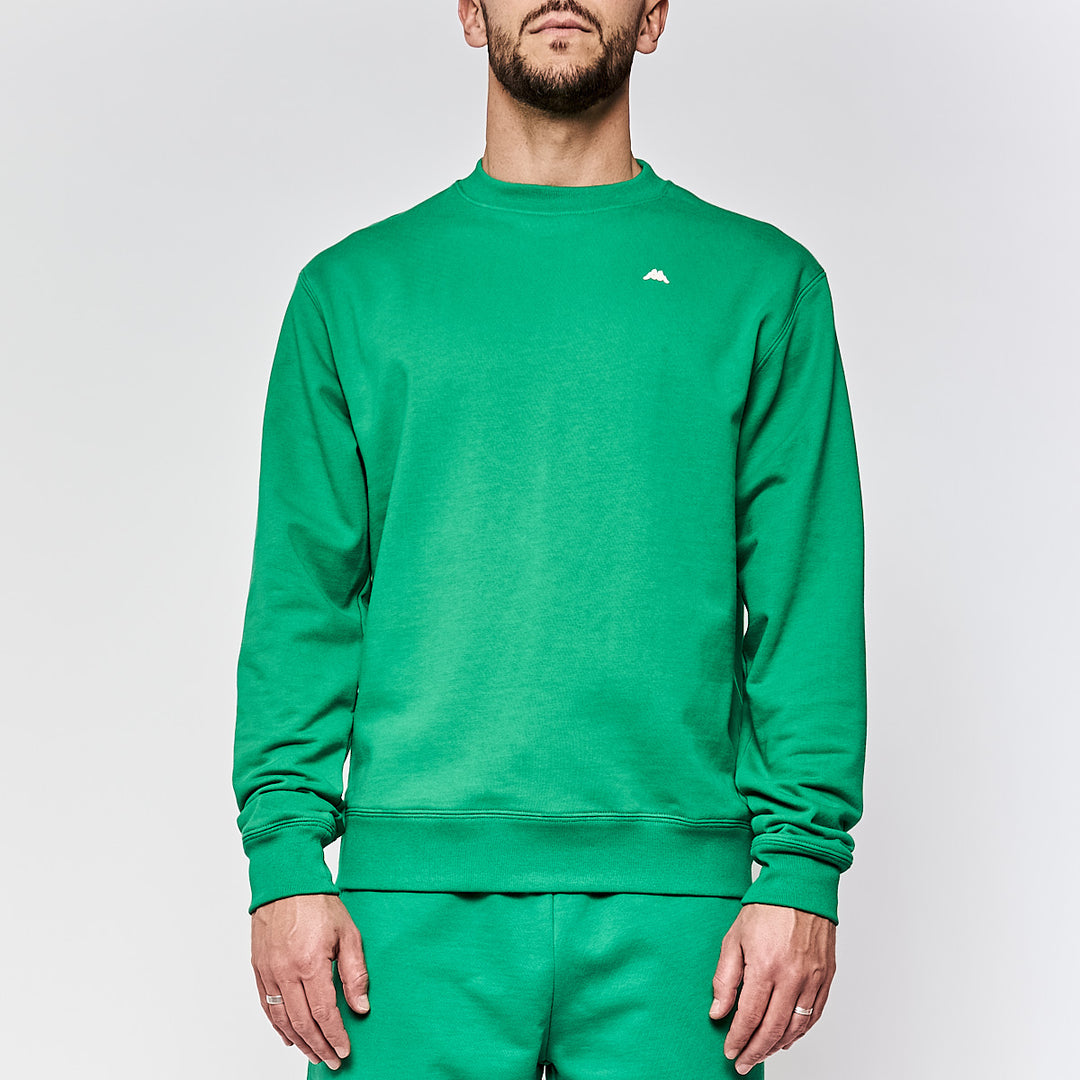 Sweatshirt Grevan Robe di Kappa Vert Unisexe