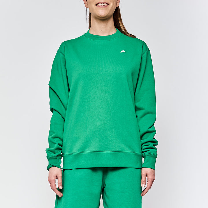 Sweatshirt Grevan Robe di Kappa Vert Unisexe
