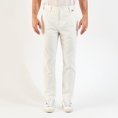 Pantalon Brax Robe di Kappa Blanc Unisexe - Image 1