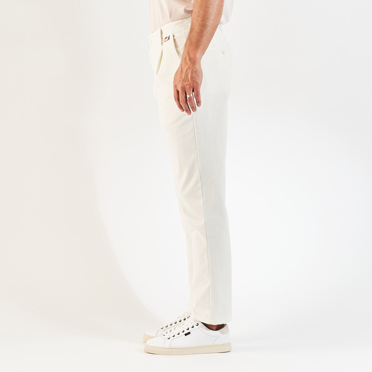 Pantalon Brax Robe di Kappa Blanc Unisexe - Image 2